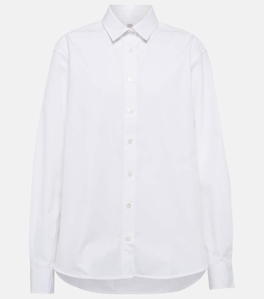 toteme cotton poplin shirt