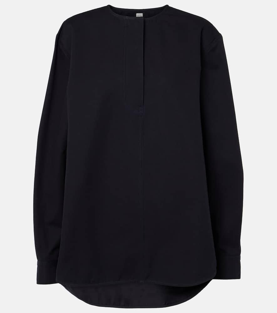 toteme cotton twill shirt