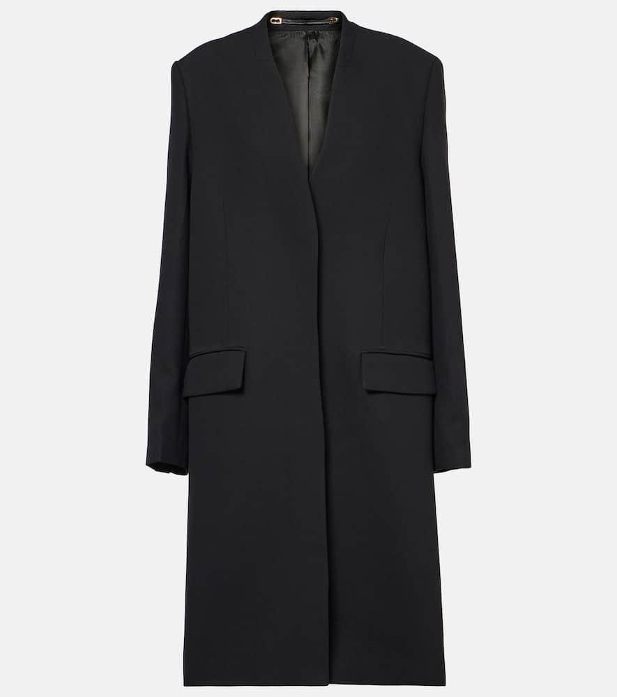 toteme deep pleated coat