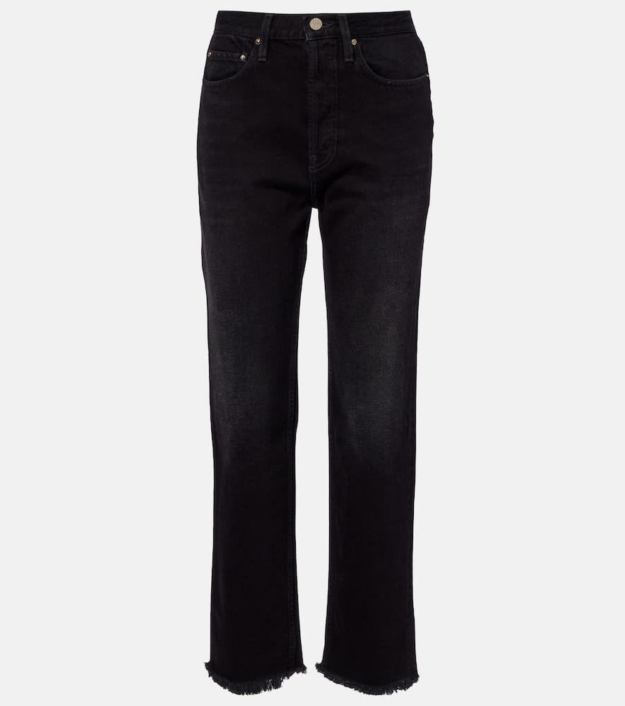 toteme distressed straight jeans