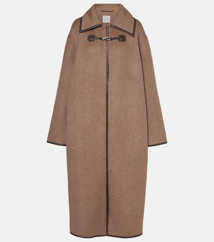 toteme double clasp wool coat