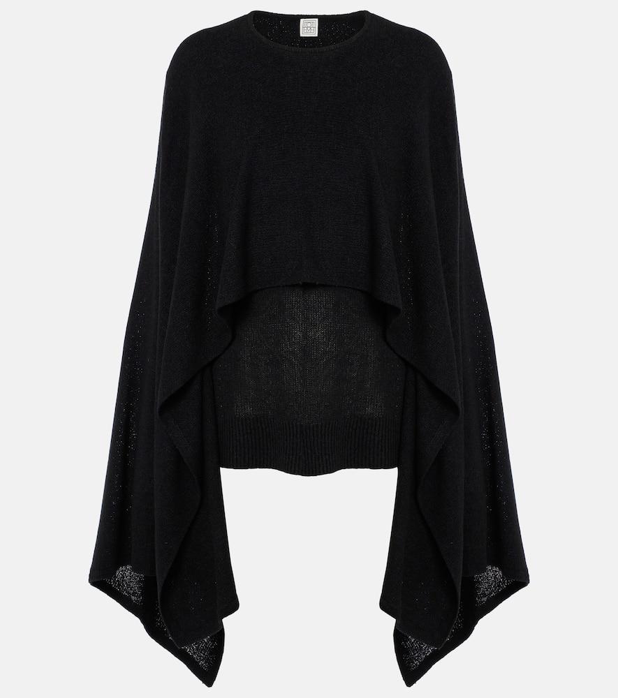 toteme draped silk top