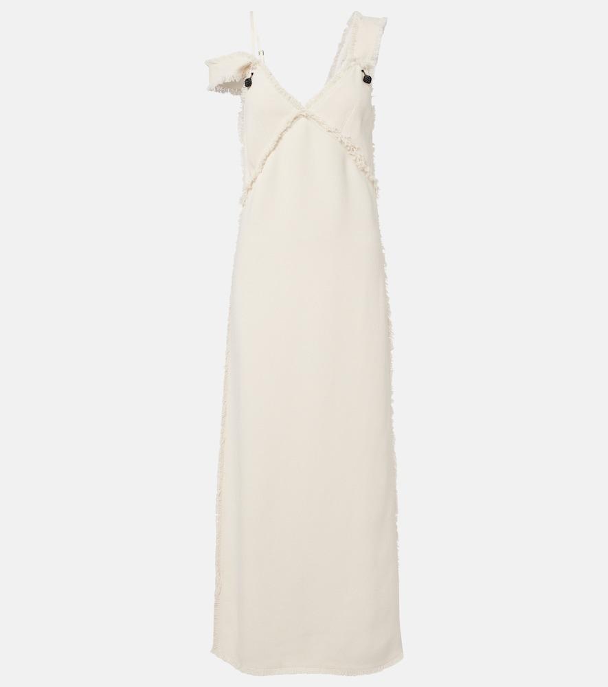 toteme fringed maxi dress