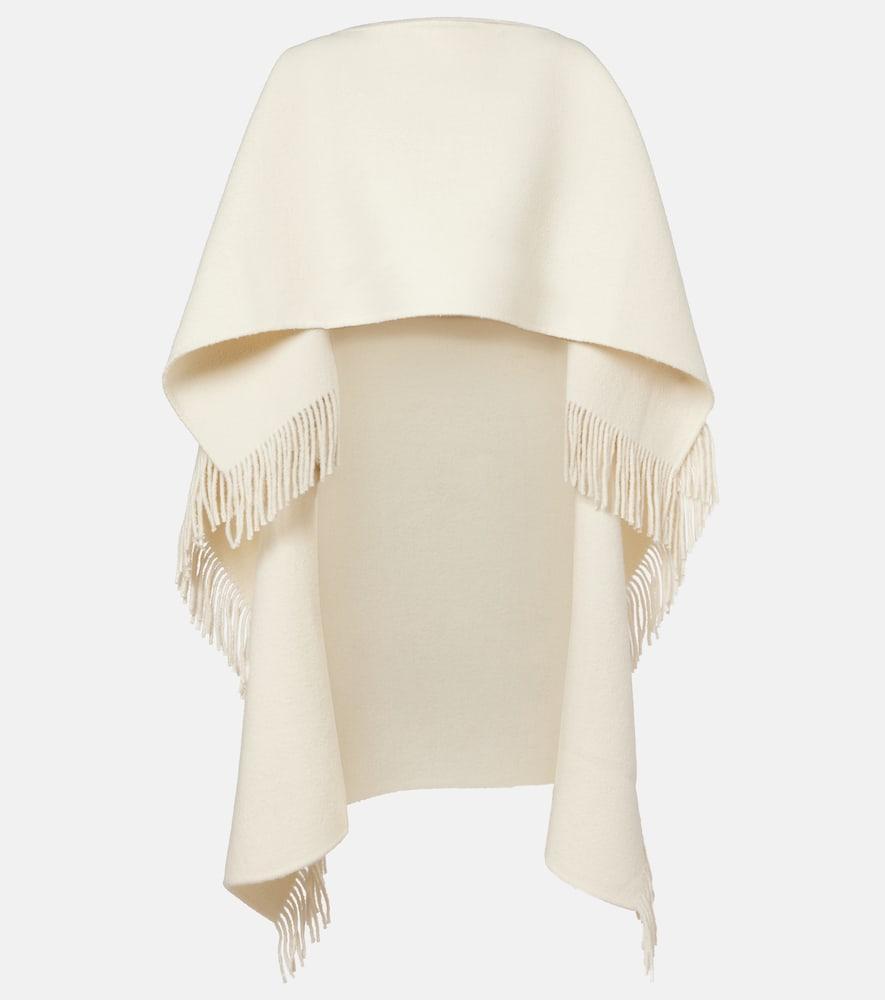 toteme fringed wool