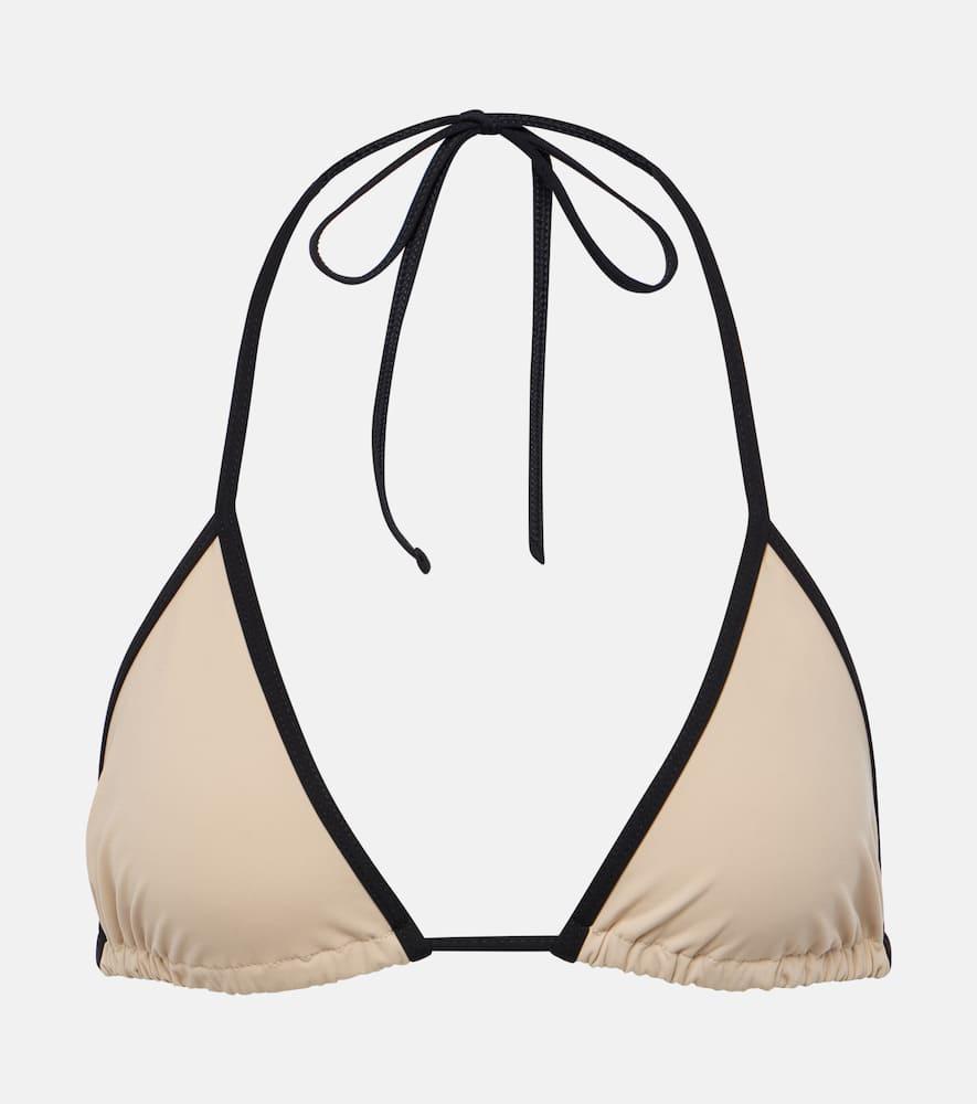 toteme halterneck bikini top