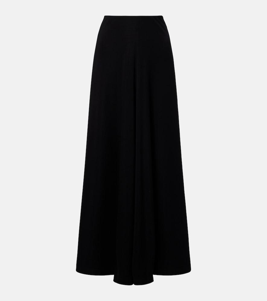 toteme jersey maxi skirt