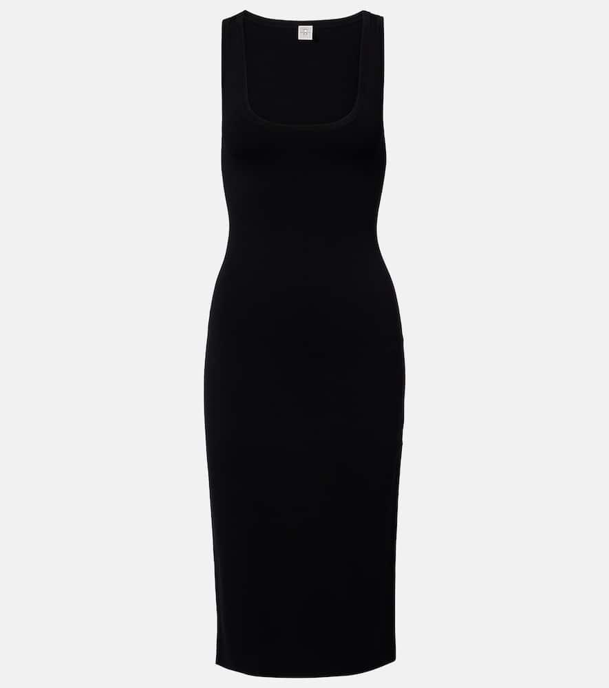 toteme jersey midi dress
