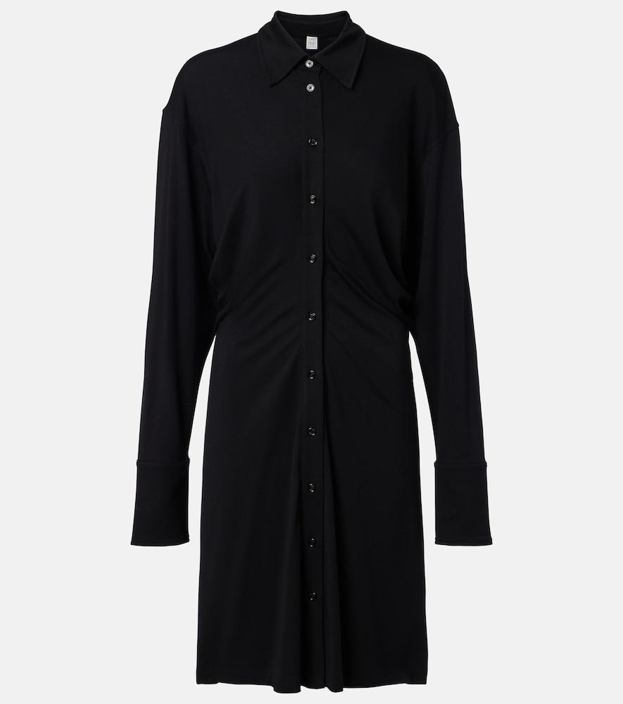toteme jersey shirt dress