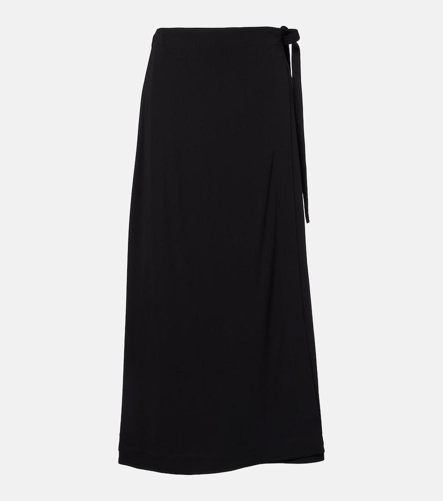 toteme jersey wrap skirt