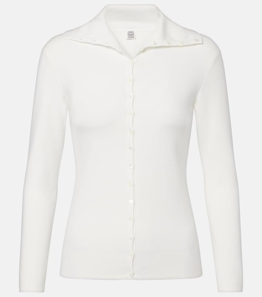 toteme knitted cardigan