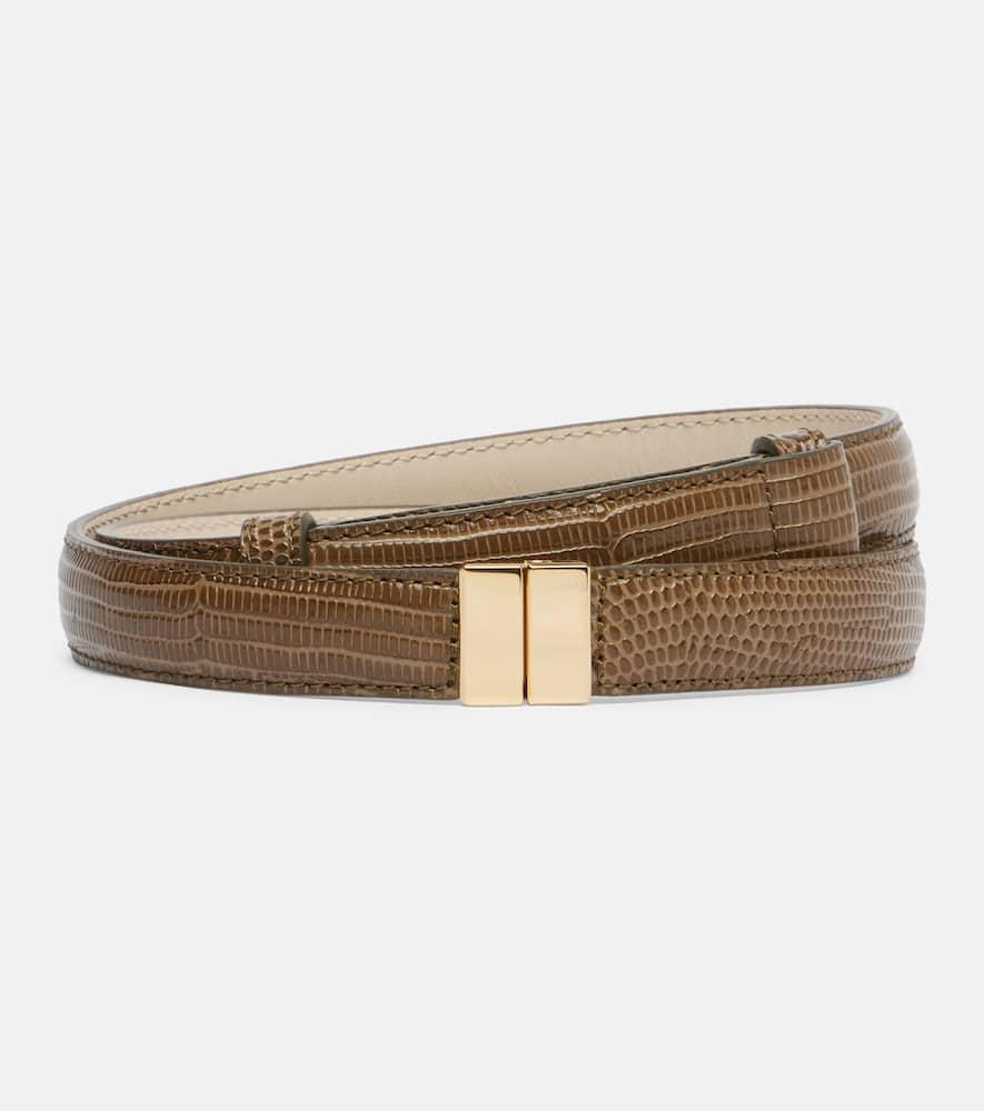 toteme leather belt