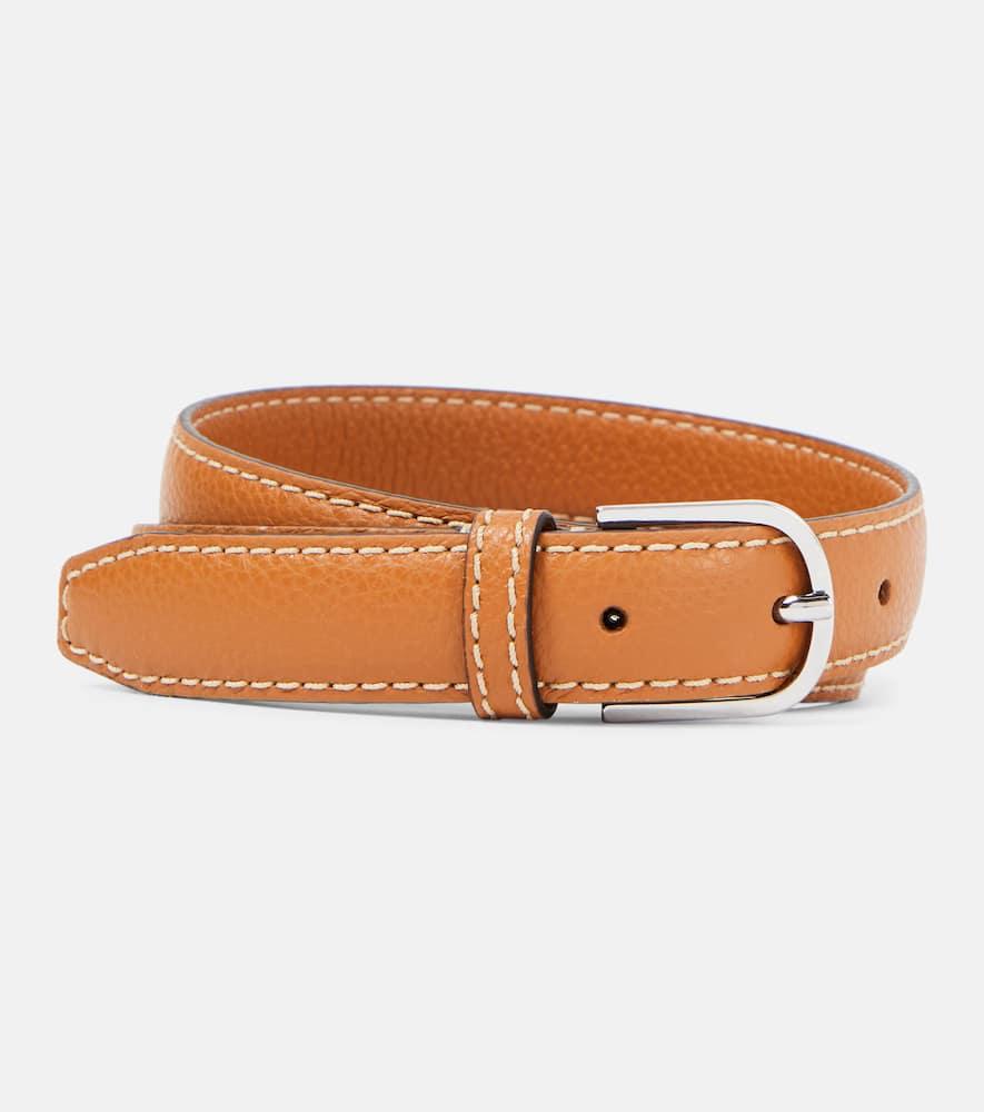 toteme leather belt