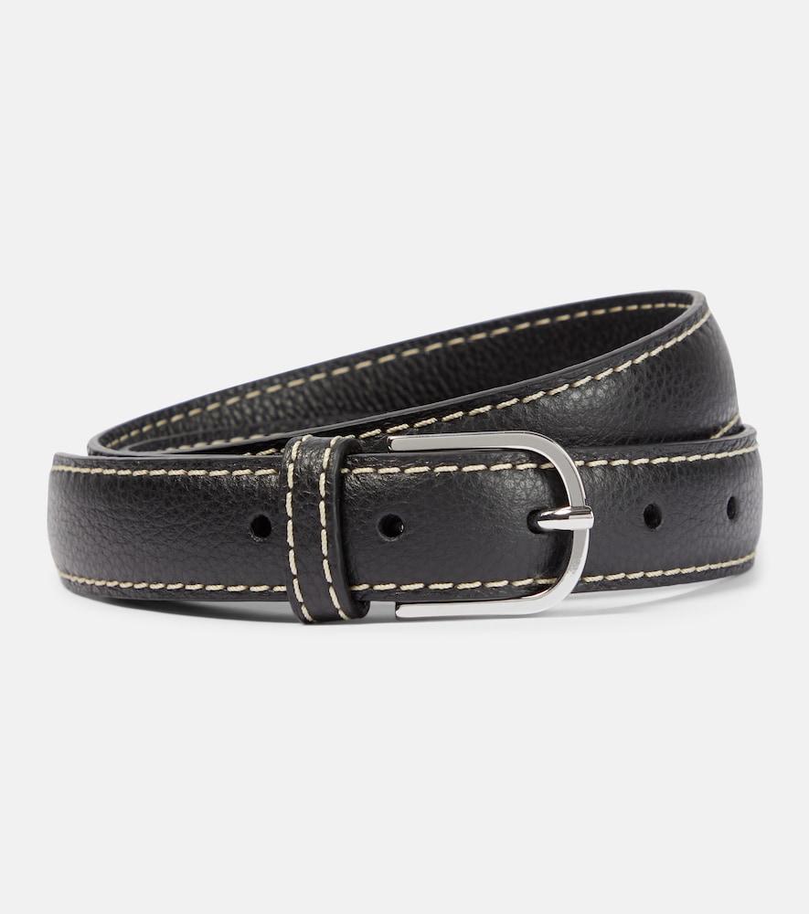 toteme leather belt