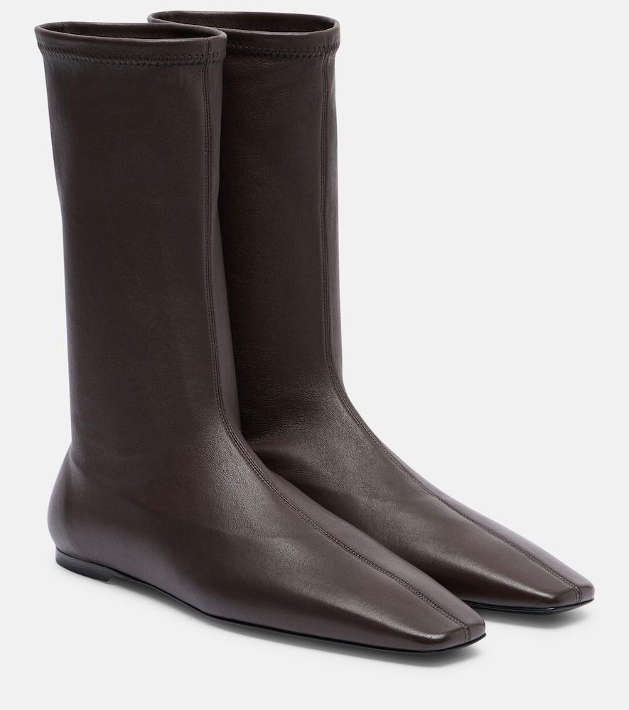 toteme leather boots