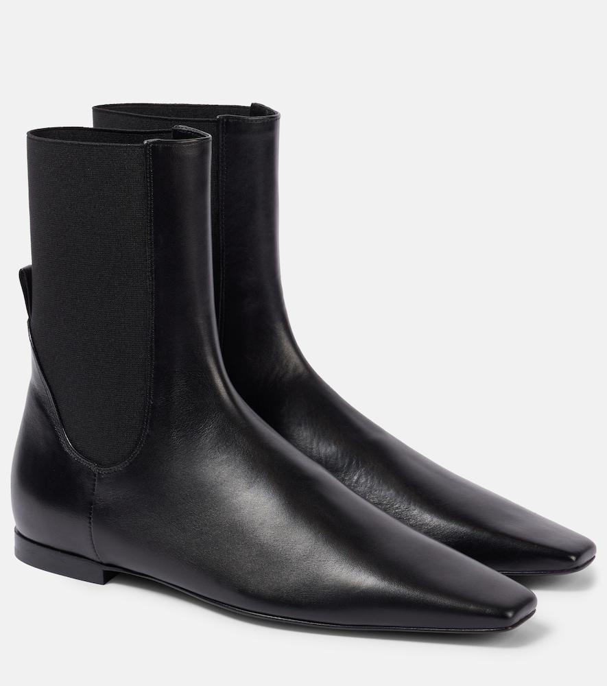 toteme leather chelsea boots