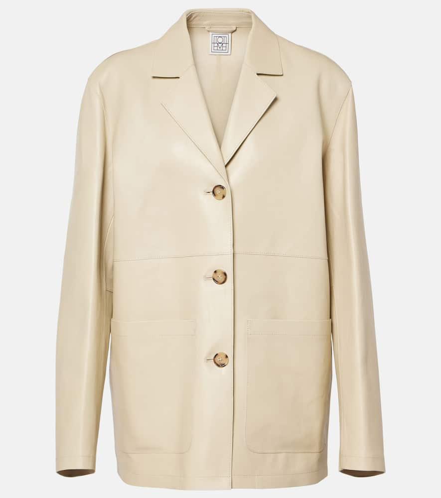 toteme leather jacket