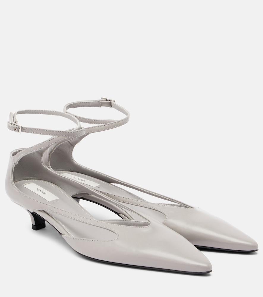 toteme leather pumps