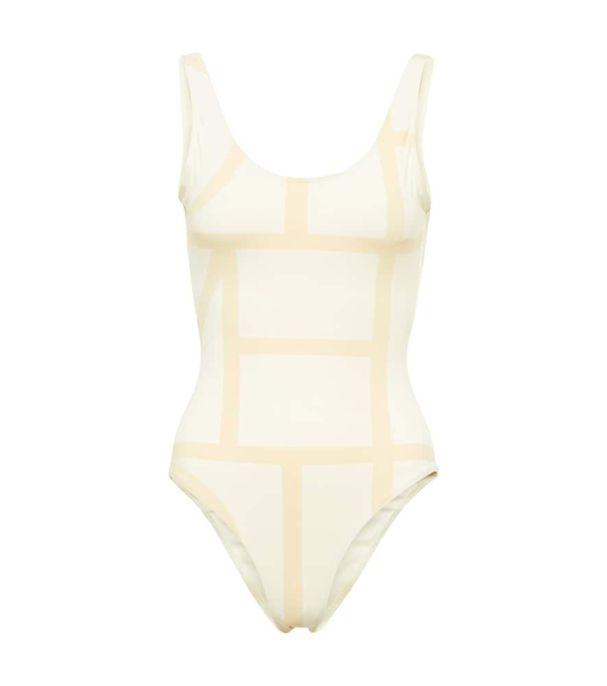 toteme logo swimsuit