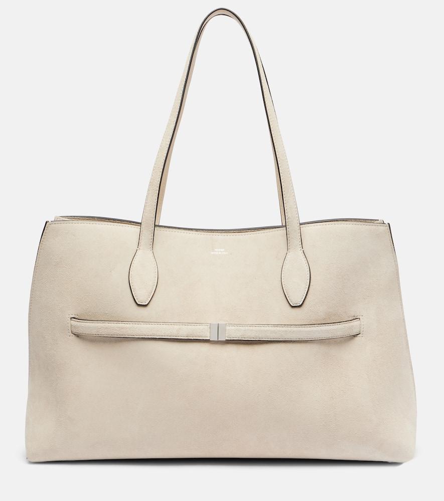 toteme lounge large suede tote bag
