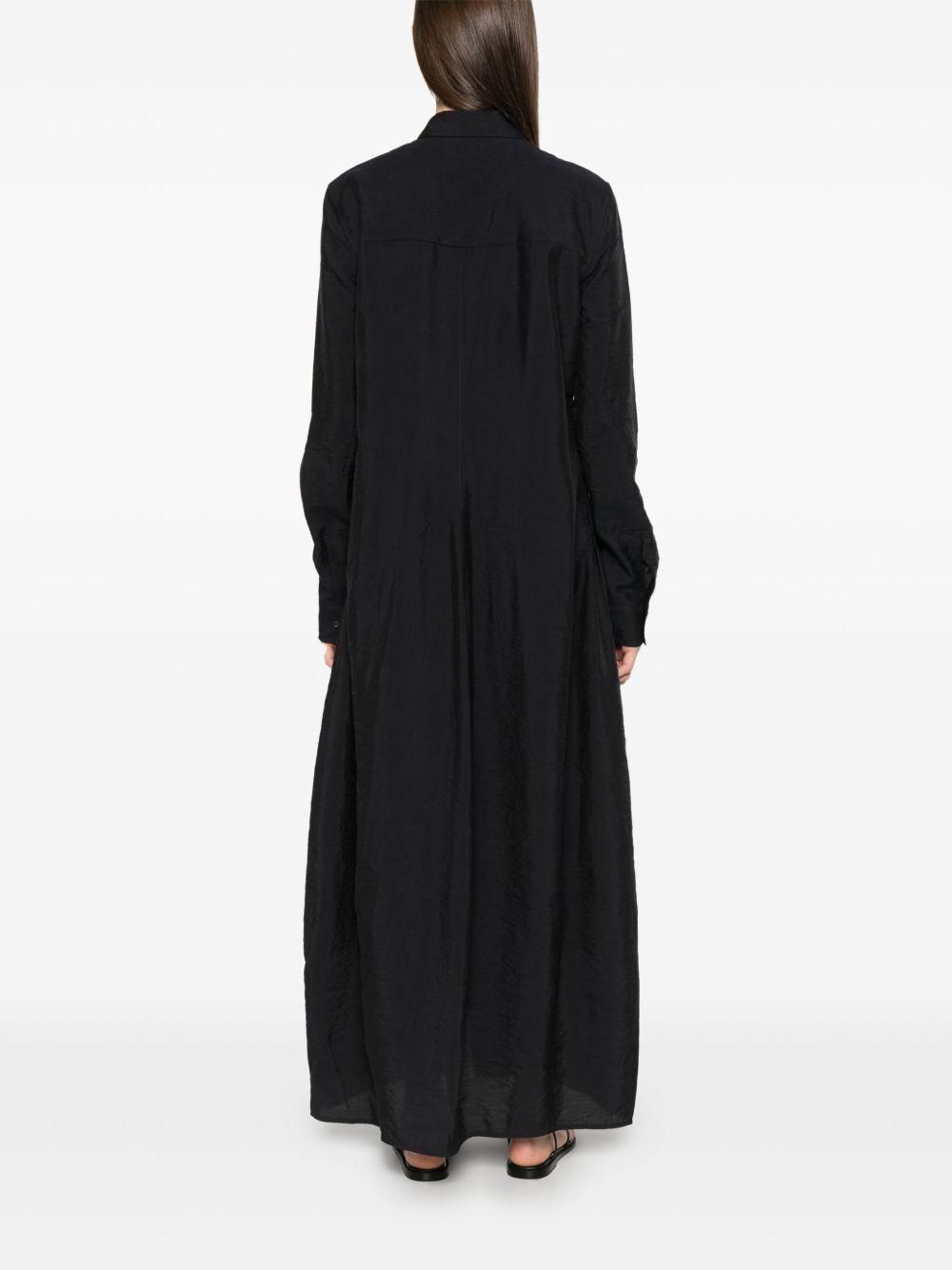 toteme main dresses blu silk - women