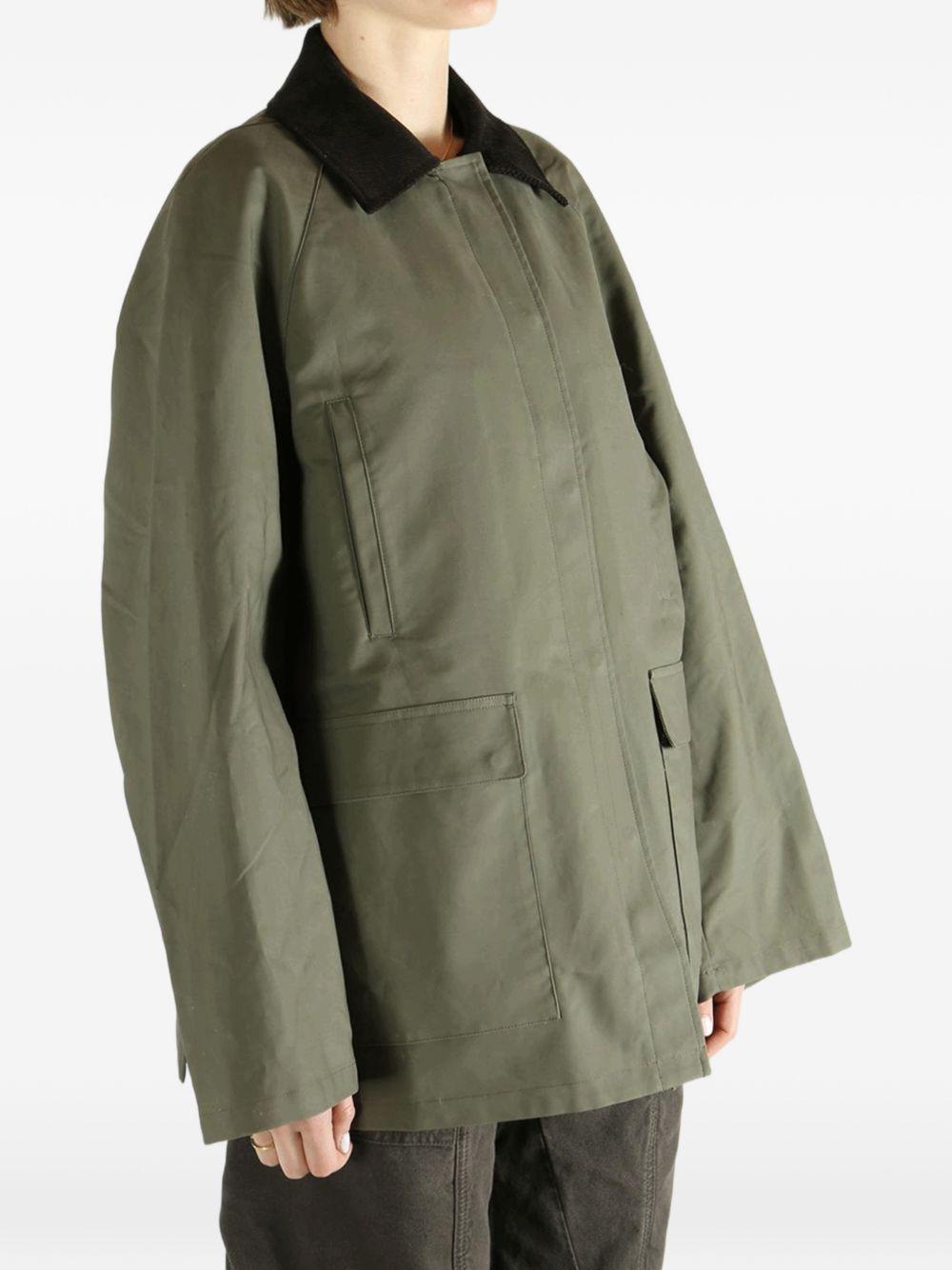 toteme main jackets kaki fabric - women