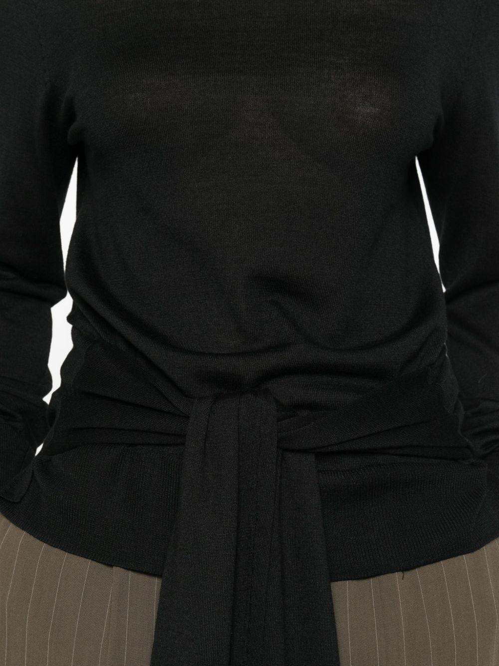 toteme main sweaters black wool rws - women