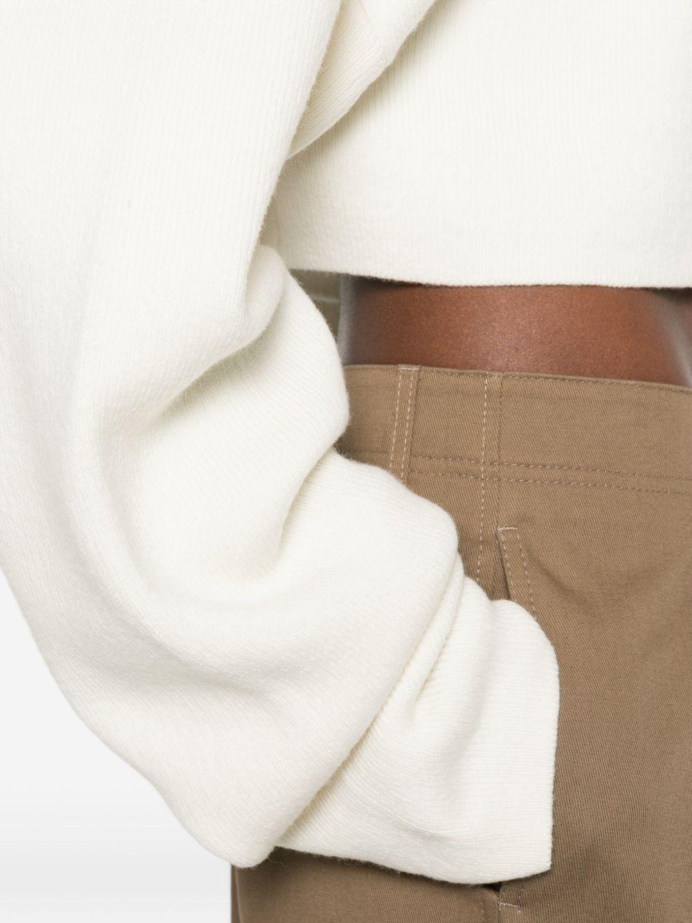 toteme main sweaters white elastane wool 92 % polyamide - women