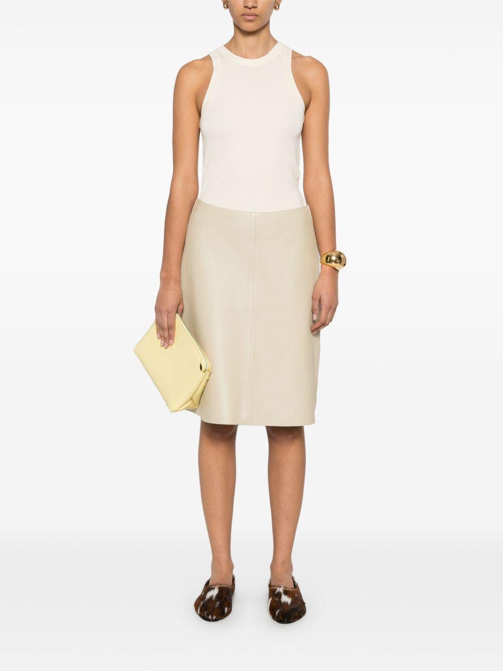 toteme main top beige viscose - women