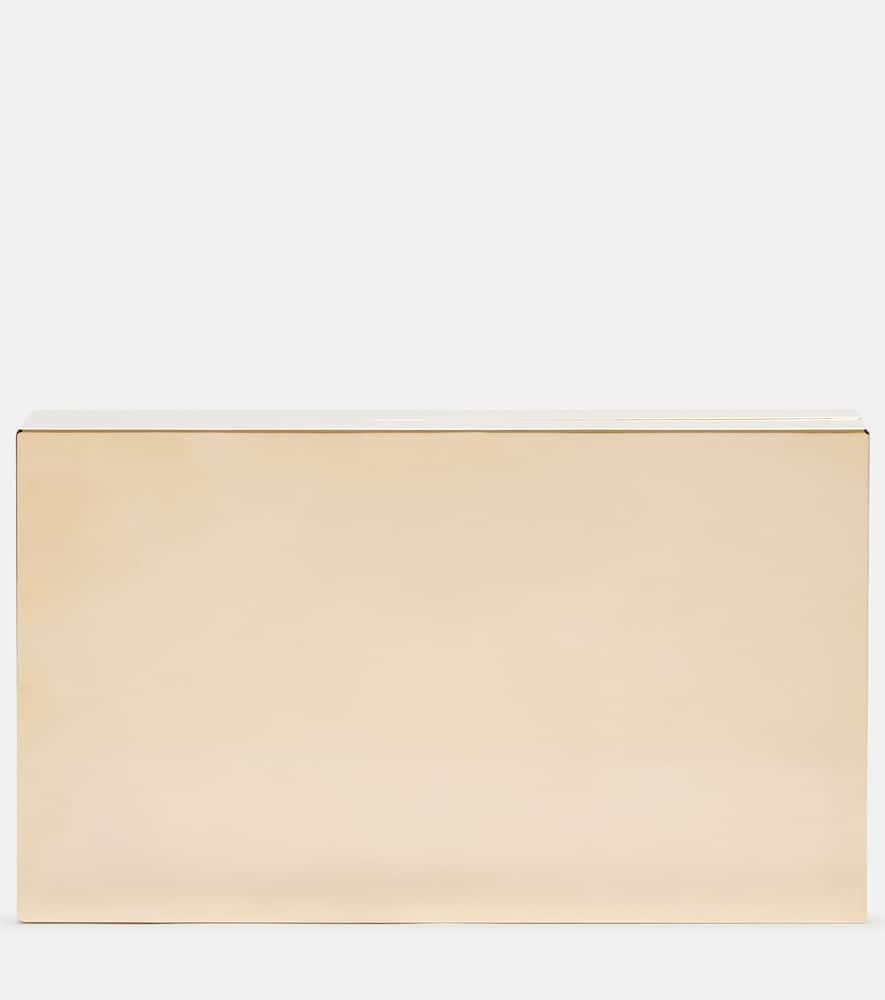 toteme mirrored box clutch