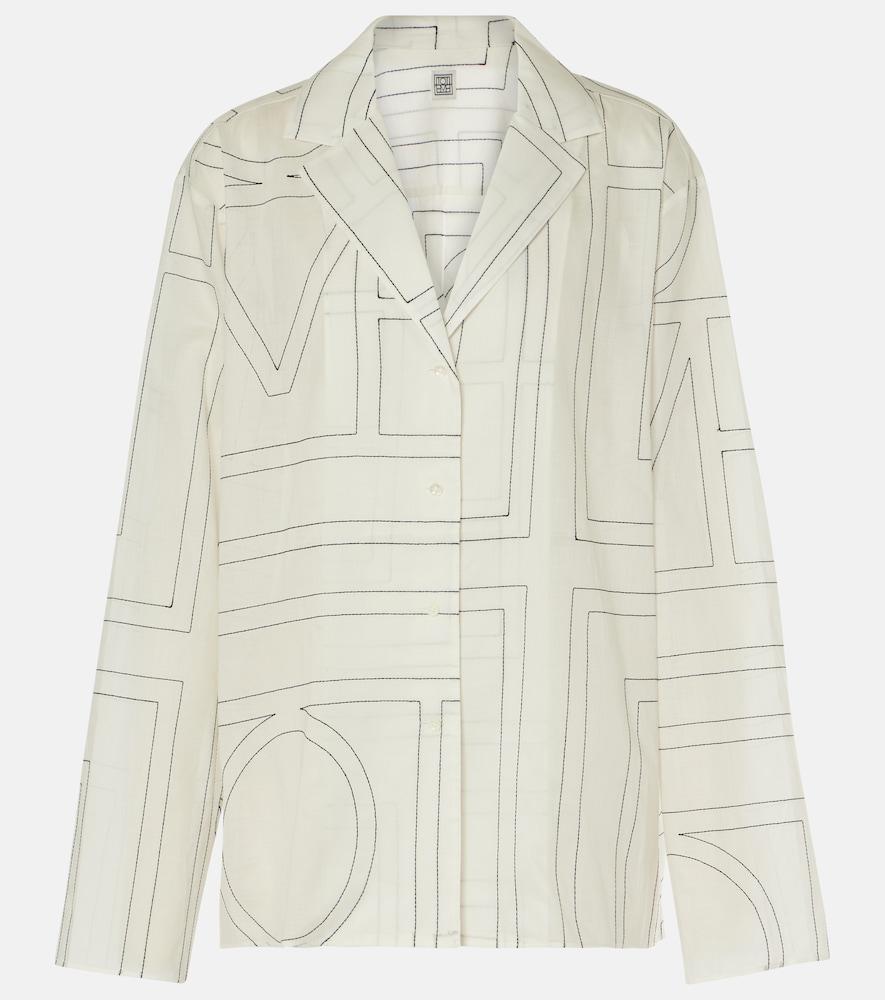 toteme monogram cotton