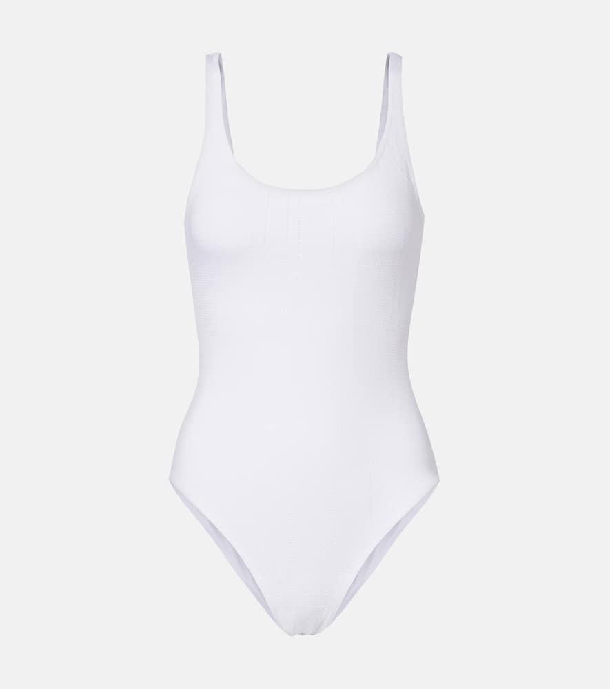 toteme monogram jersey swimsuit