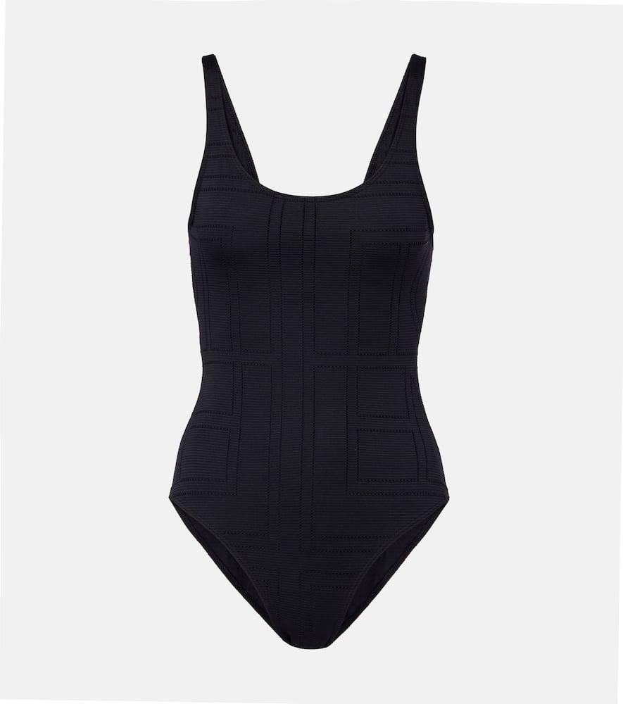 toteme monogram jersey swimsuit