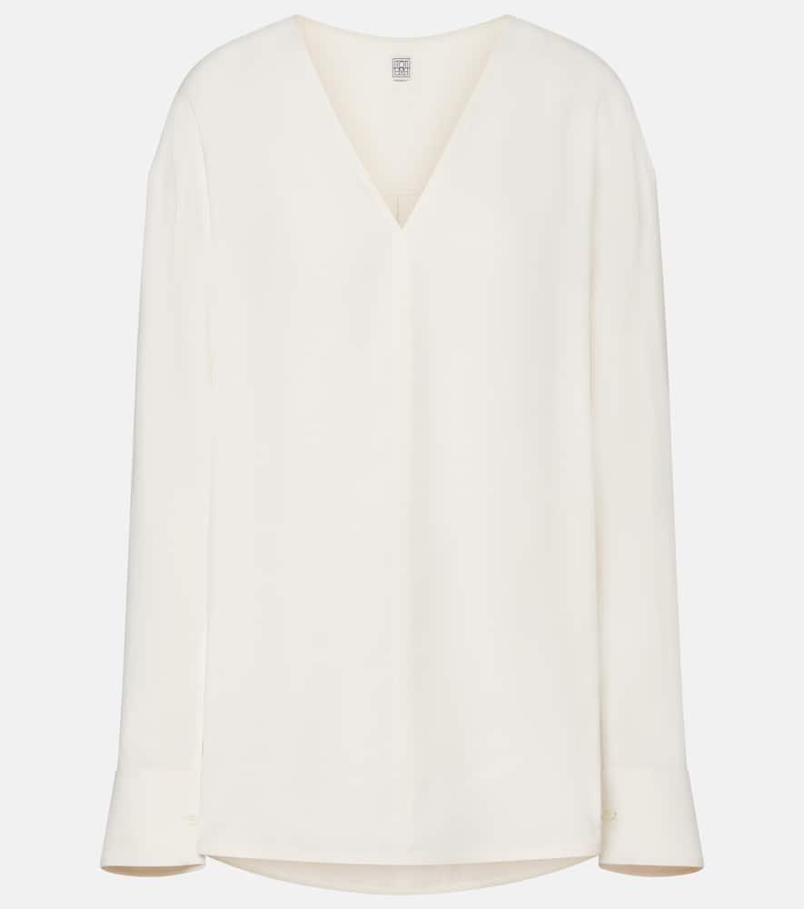 toteme oversized blouse