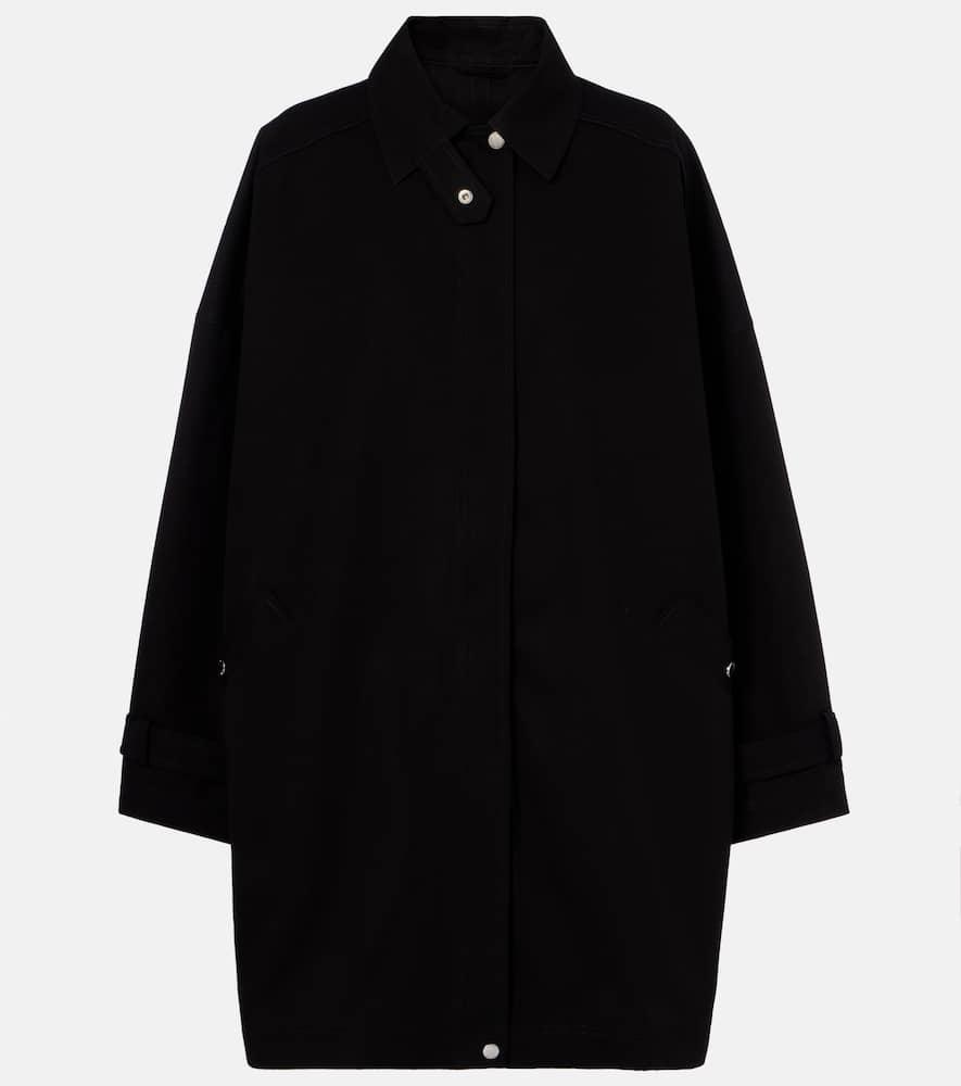 toteme oversized cotton coat