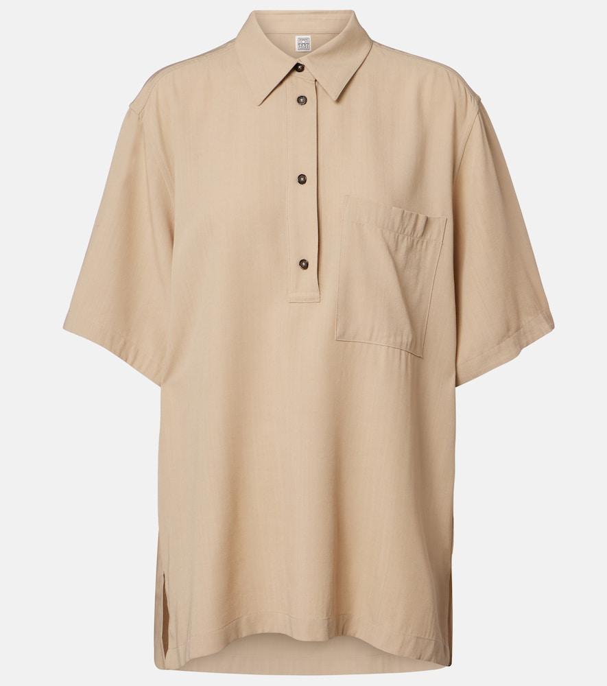 toteme oversized shirt