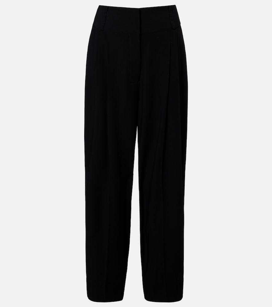 toteme pleated cotton wide