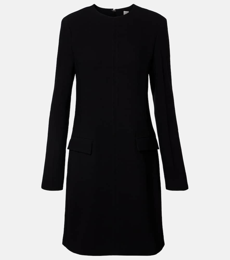 toteme pocket crêpe minidress