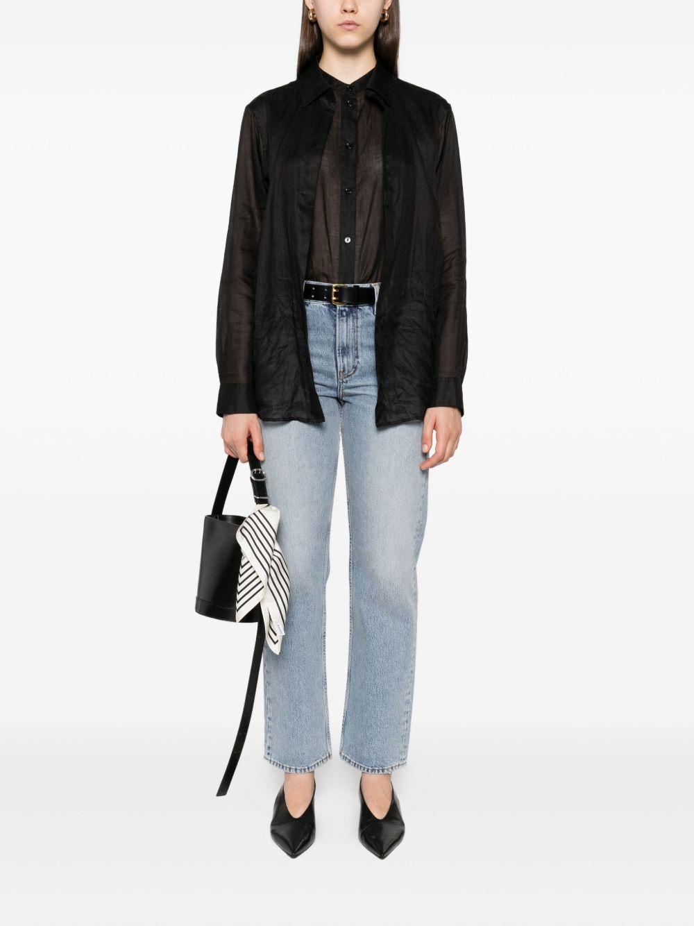 toteme pre jeans clear blue cotton organic - women