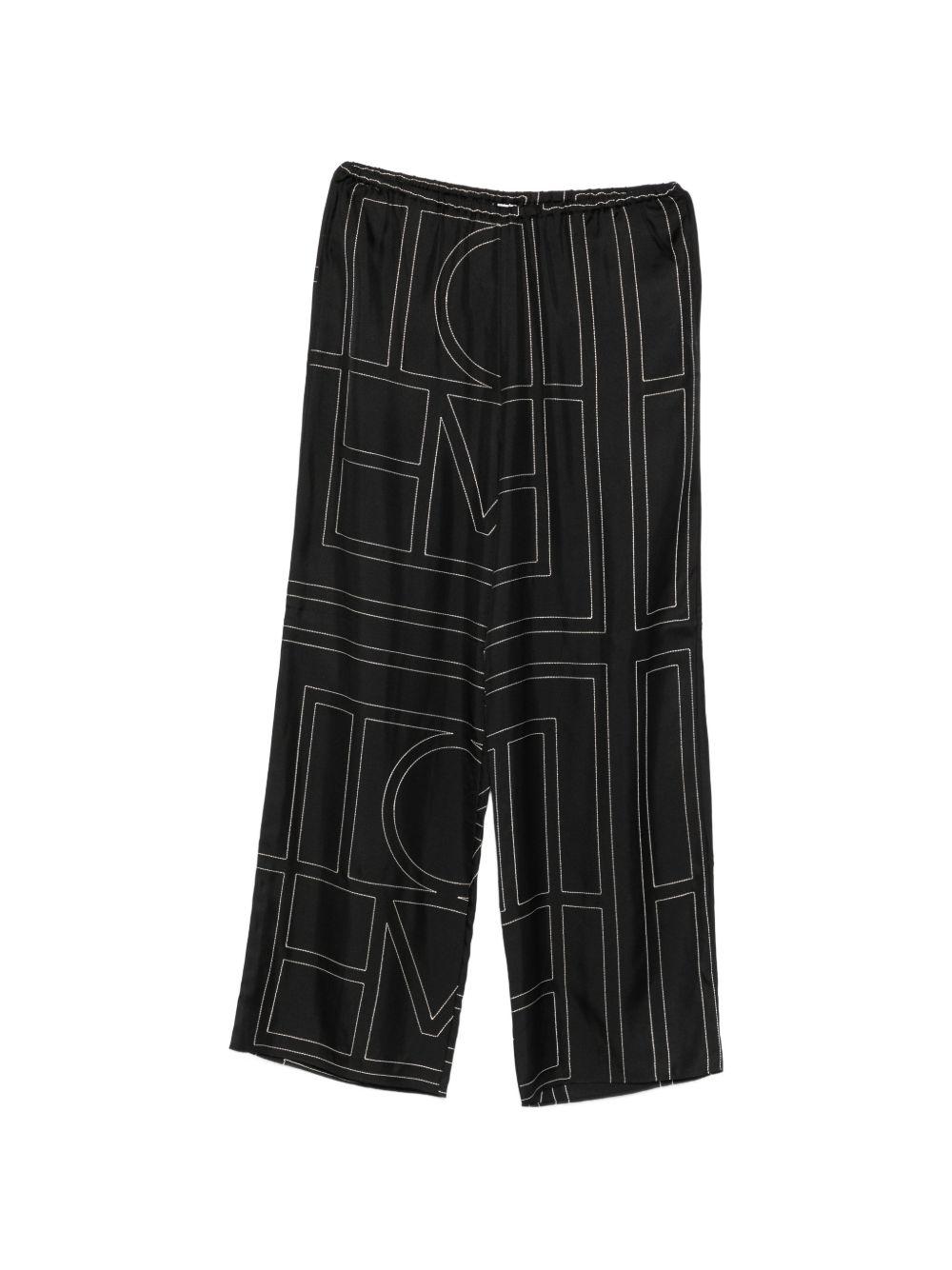 toteme pre trousers black - women