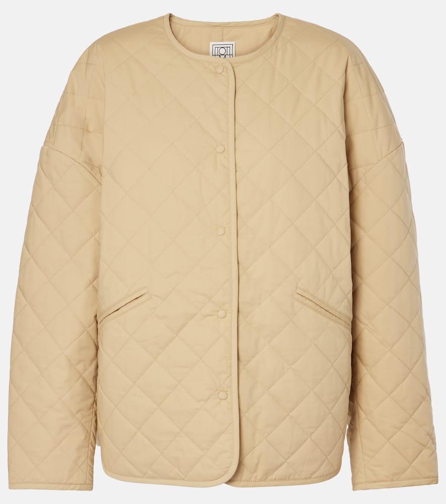 toteme quilted cotton jacket