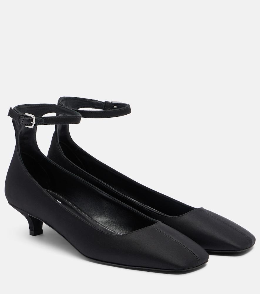 toteme satin pumps