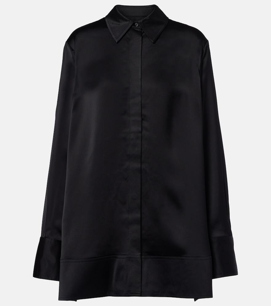 toteme satin shirt