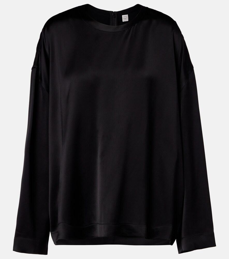 toteme satin top