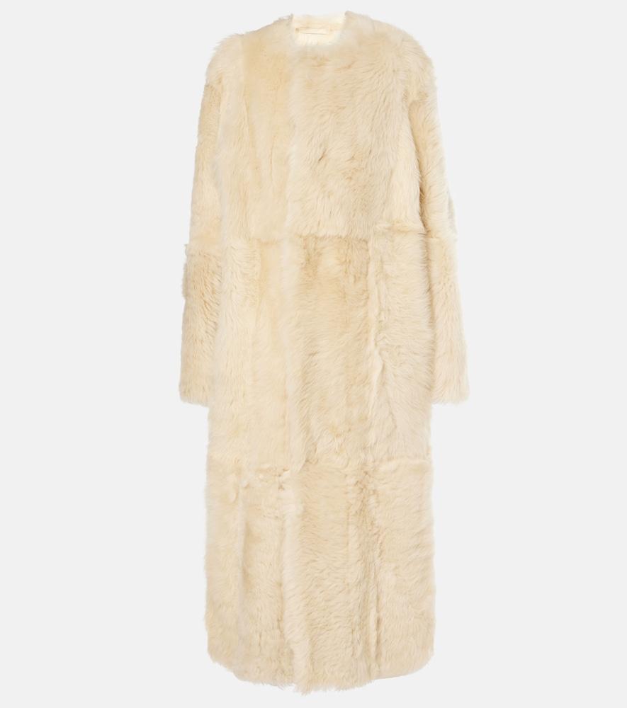 toteme shearling coat
