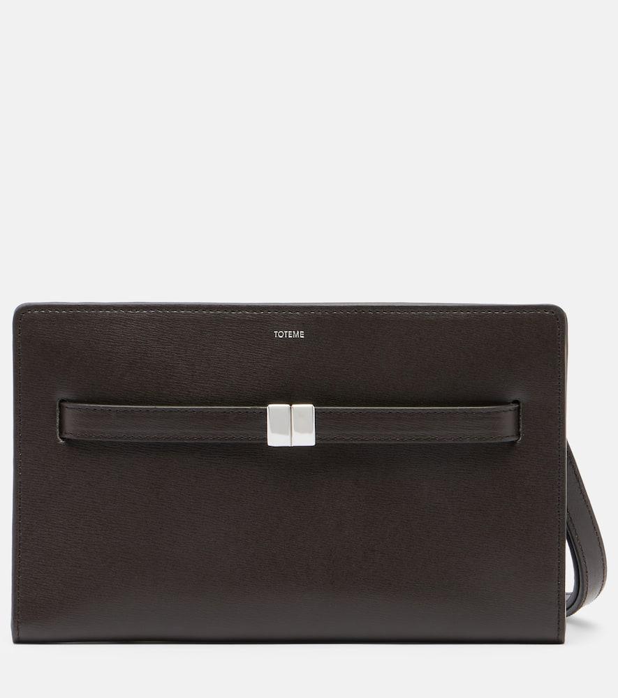 toteme small leather crossbody bag