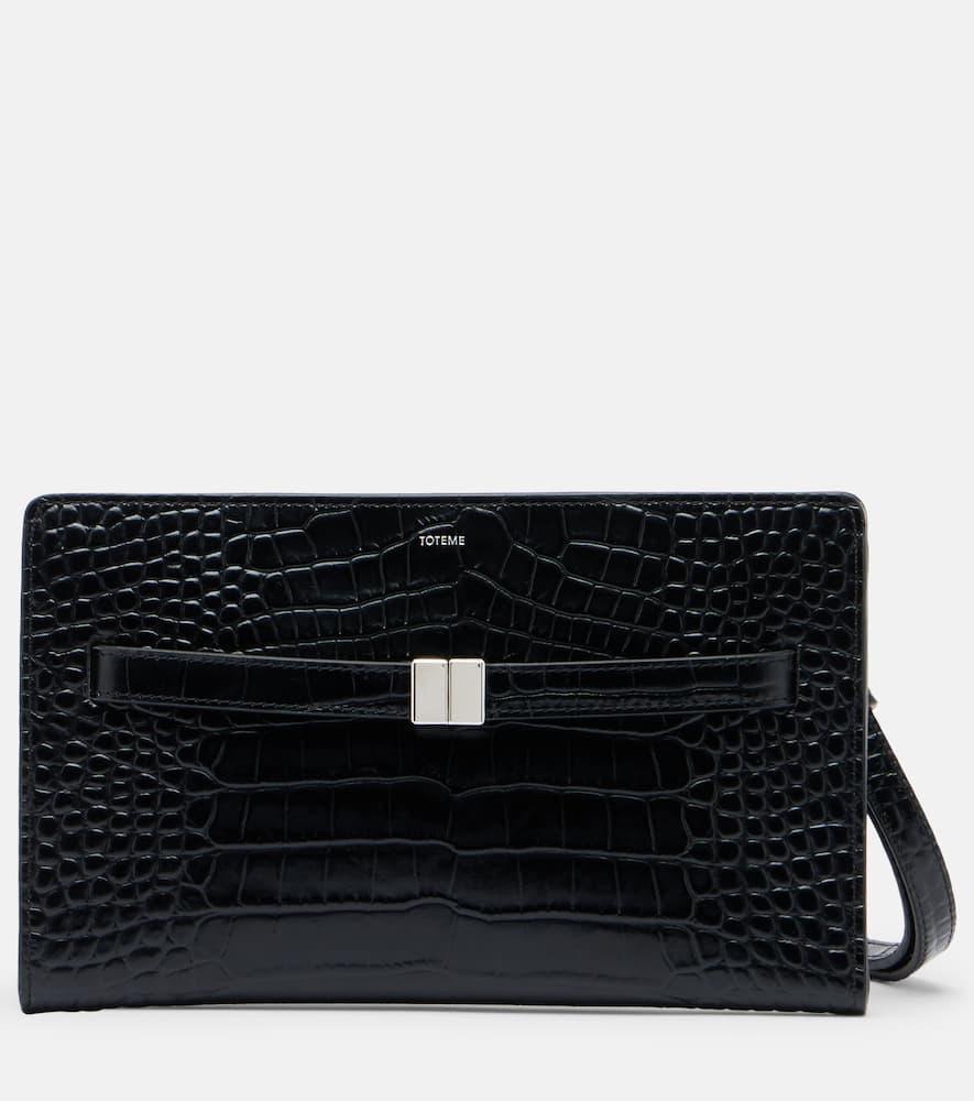 toteme small leather crossbody bag