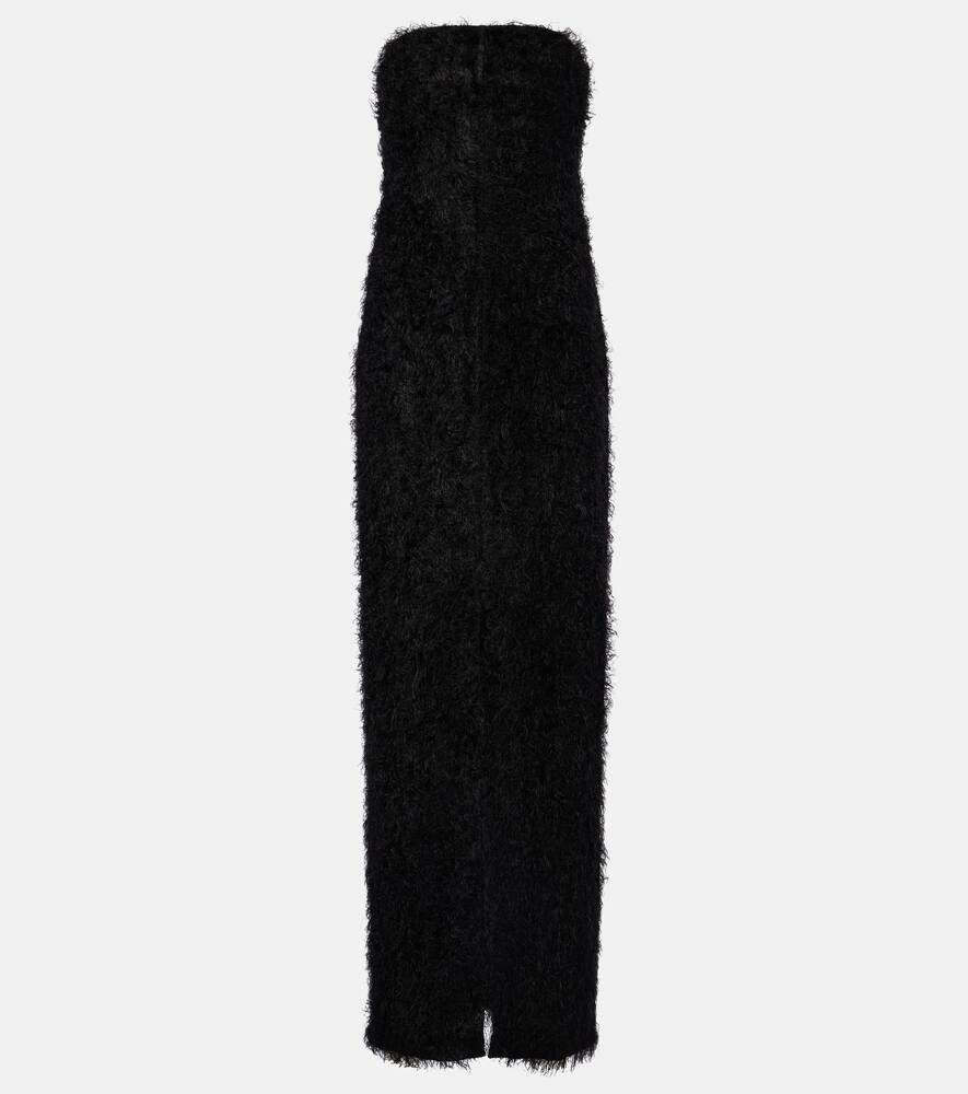 toteme strapless fil coupé midi dress