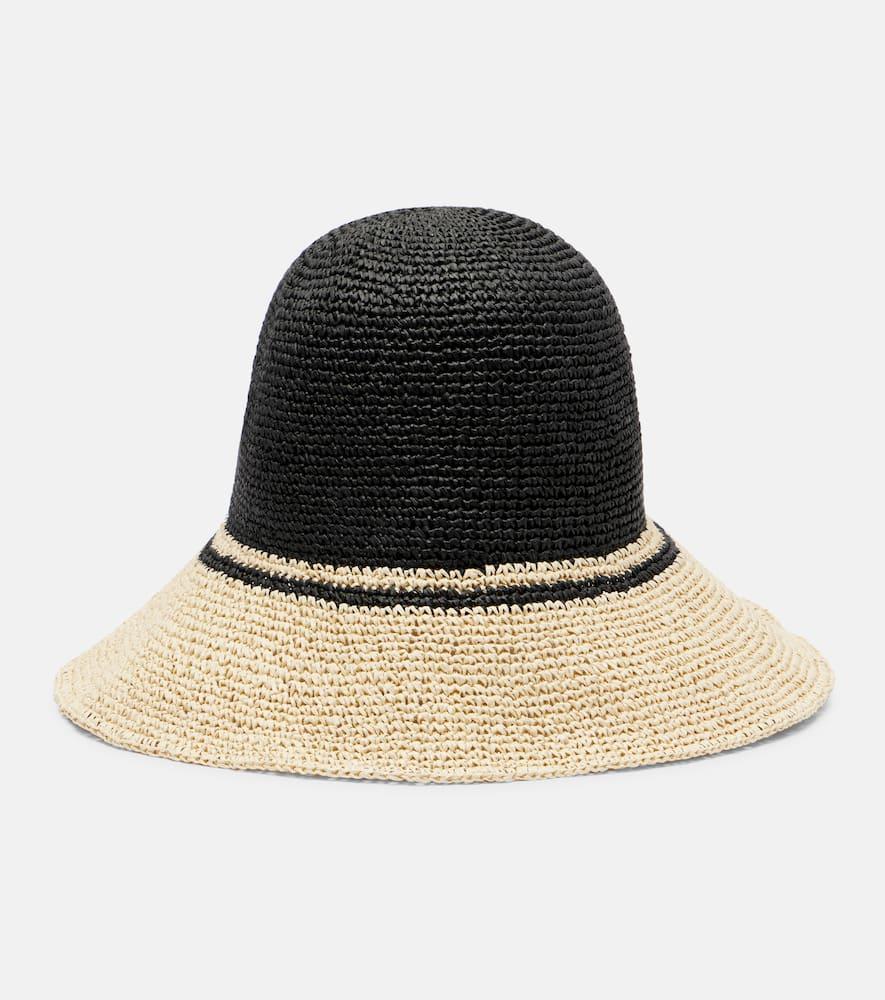 toteme straw sun hat