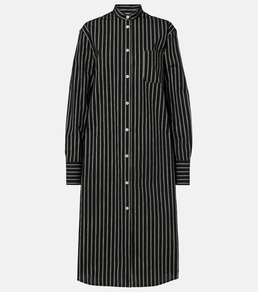 toteme striped shirt dress