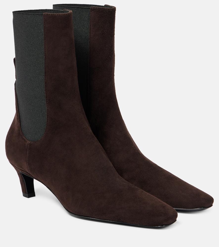 toteme suede ankle boots